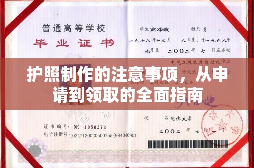 横峰护照制作的注意事项，从申请到领取的全面指南